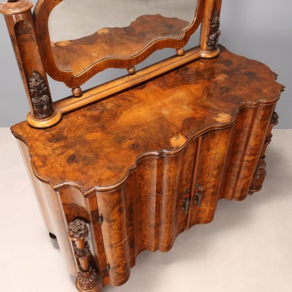 Dresser with mirror