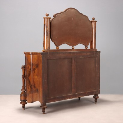 Dresser with mirror