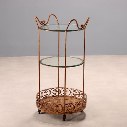 Wrought Iron Bar Cart