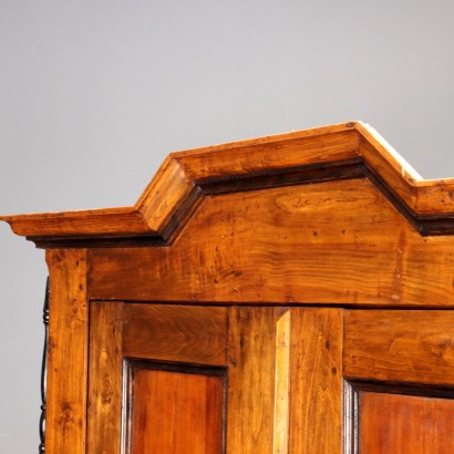 Wardrobe, Piedmontese Wardrobe in Poplar and Fir