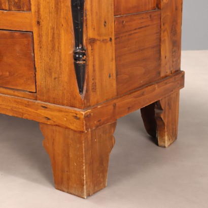 Wardrobe, Piedmontese Wardrobe in Poplar and Fir