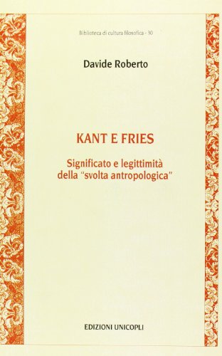Kant et Fries. Légitimité et sens