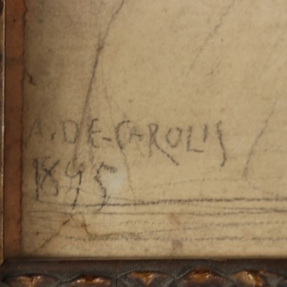 Drawing signed by De Carolis, Portrait of a Child (Nino), Adolfo De Carolis, Adolfo De Carolis, Adolfo De Carolis, Adolfo De Carolis, Adolfo De Carolis