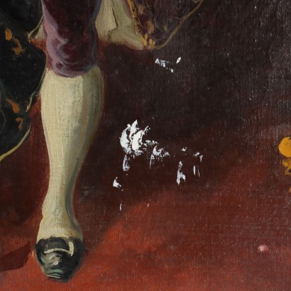 Painting by Antonio Zavaga, Genre Scene at Court, Antonio Zavaga, Antonio Zavaga, Antonio Zavaga