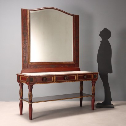 Console avec miroir