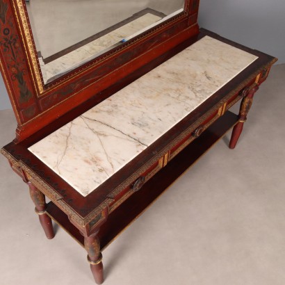 Console avec miroir