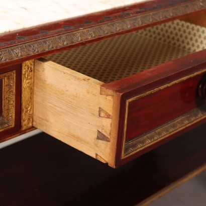 Console avec miroir