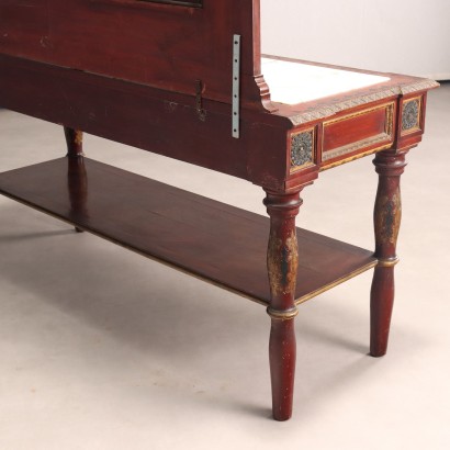 Console avec miroir