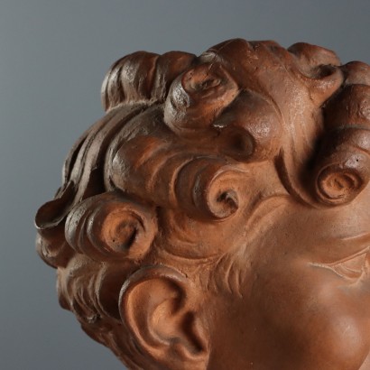 Busto di Ragazzo in Terracotta