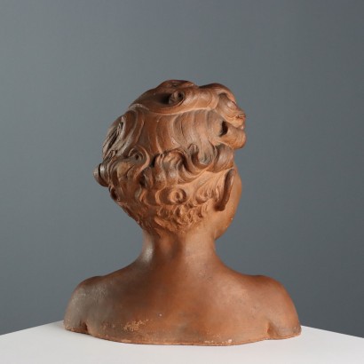 Busto di Ragazzo in Terracotta