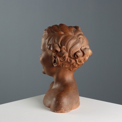 Busto di Ragazzo in Terracotta