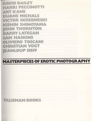 Masterpieces of Erotic Photography