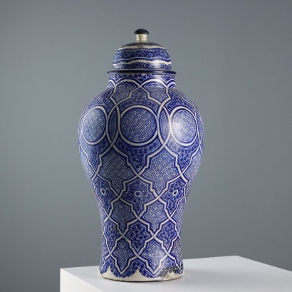 Vaso in Ceramica Maiolicata