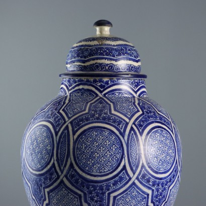 Vaso in Ceramica Maiolicata