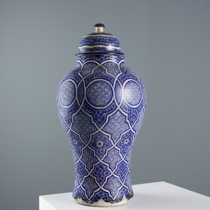 Vaso in Ceramica Maiolicata