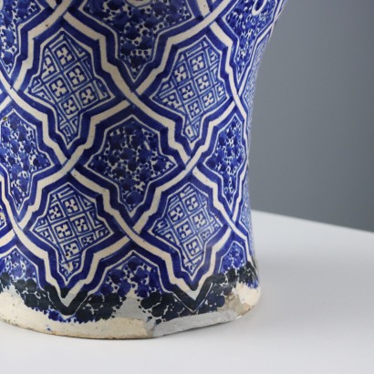 Vaso in Ceramica Maiolicata