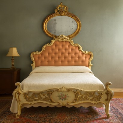 Lit double de style rococo