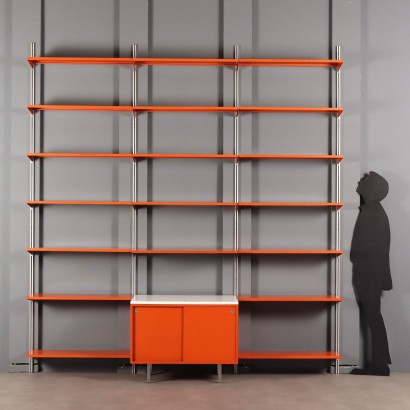 Librería de pared de los años 70