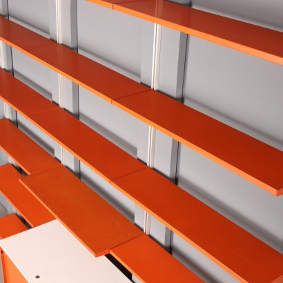 Librería de pared de los años 70