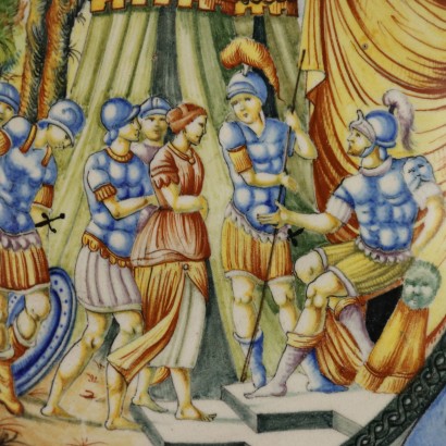 Assiette en Majolique des Frères Minardi Faen