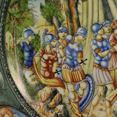 Assiette en Majolique des Frères Minardi Faen