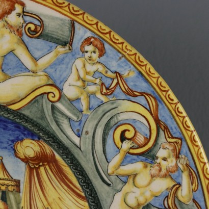 Assiette en Majolique des Frères Minardi Faen