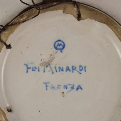 Assiette en Majolique des Frères Minardi Faen