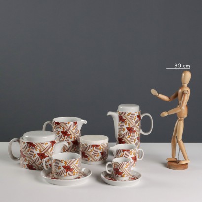 Service à café et à thé Ceramiche Fran