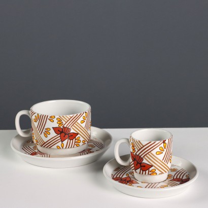Service à café et à thé Ceramiche Fran