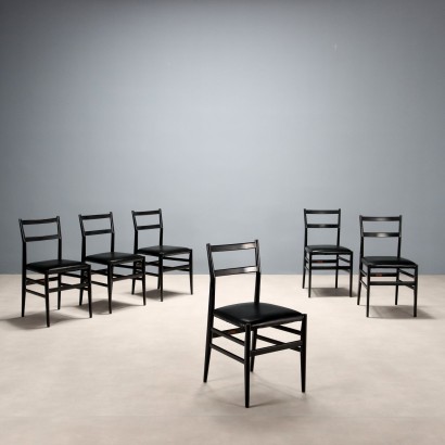 „Leggera“-Stühle von Gio Ponti für Cassina, 1960er-70er Jahre