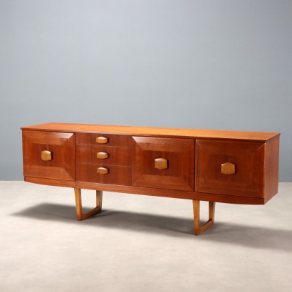 Vintage Sideboard Teak Veneer Design England 1960s