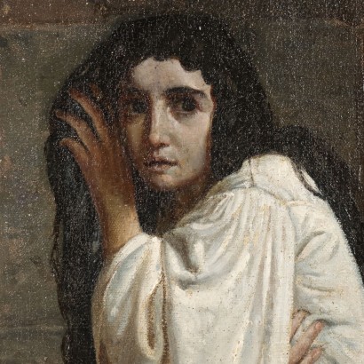 Painting "Esmeralda in the Tower", Esmeralda in the Tower of Notre-Dame, Painting "Esmeralda in the Tower", Painting "Esmeralda in the Tower"