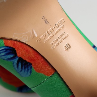 Twinset Scarpe con Stampa Floreale