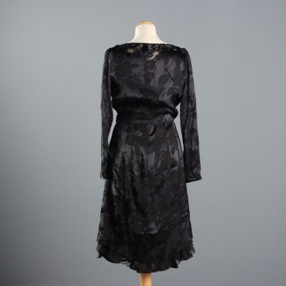 Robe fleurie vintage Raffaella Curiel, Robe fleurie vintage Curiel avec housse, Robe fleurie vintage Curiel avec housse
