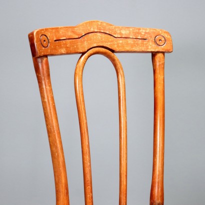 Gruppe von 4 Stühlen, Gruppe von 4 Thonet-Stühlen in Buche