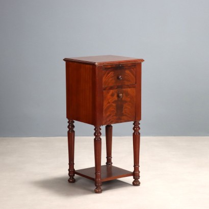 Table de chevet en acajou