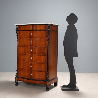 weekly, weekly Louis Philippe veneered