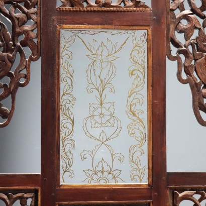 LETTO a BALDACCHINO,Letto a Baldacchino in Legno Esotico