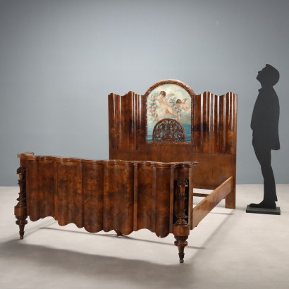 Bed, Art Deco Bed