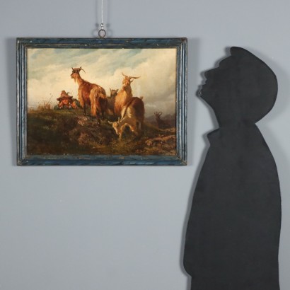 Gemälde von Filippo Palizzi, Der junge Ziegenhirt, Filippo Palizzi, Filippo Palizzi, Filippo Palizzi, Filippo Palizzi