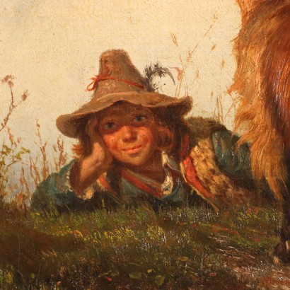 Gemälde von Filippo Palizzi, Der junge Ziegenhirt, Filippo Palizzi, Filippo Palizzi, Filippo Palizzi, Filippo Palizzi