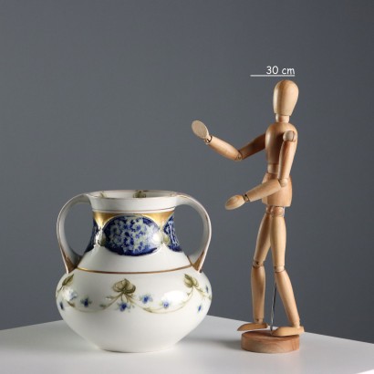 Vase à double anse W. Moorcroft pour Manifattu
