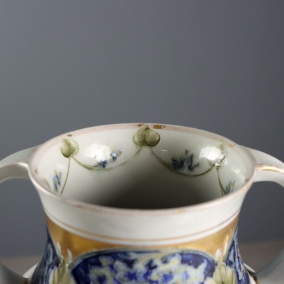Vase à double anse W. Moorcroft pour Manifattu
