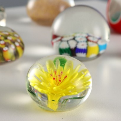OGMOOG0289190_1308451 Group of Murano Glass Paperweights