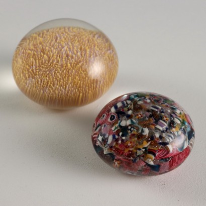 OGMOOG0289190_1308454 Group of Murano Glass Paperweights