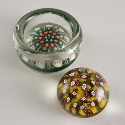 OGMOOG0289190_1308455 Group of Murano Glass Paperweights