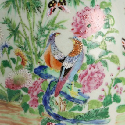 Balustervase aus Canton-Porzellan