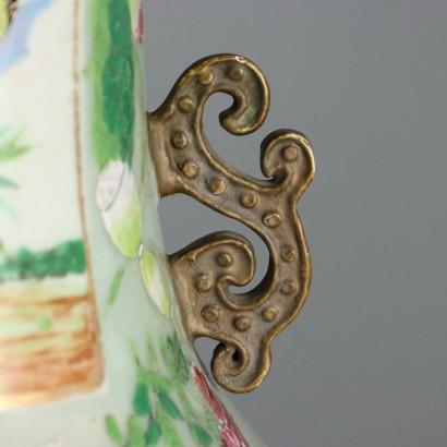 Balustervase aus Canton-Porzellan