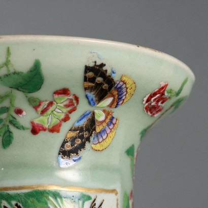 Balustervase aus Canton-Porzellan