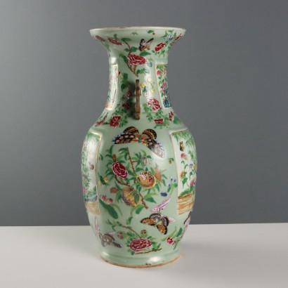 Balustervase aus Canton-Porzellan